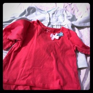 Lot of Two Baby Girl Tops